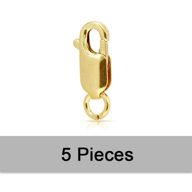Hochwertige Schmuckherstellungszubehörteile und -zubehör | Goldgefüllte Verschlüsse für Schmuckherstellung