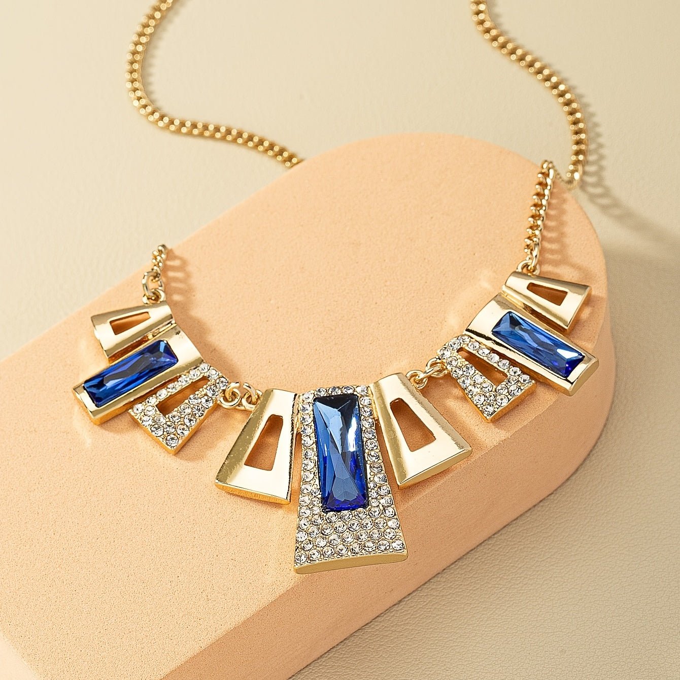 14K Gold Plattiert Geometrische Anhängerkette Für Die Geplattende Gläubige Anhängerkette