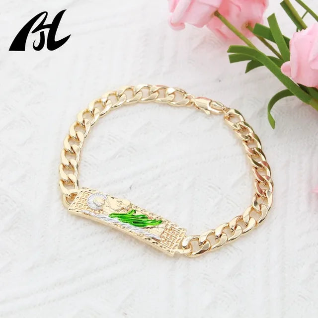 Exquisite San Judas Tadeo Armband - Einzigartiger religiöser Schmuck für Männer und Frauen