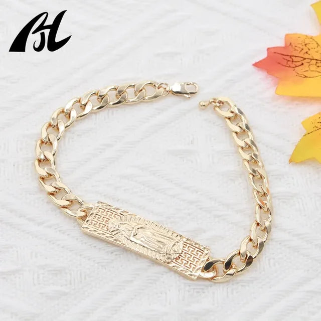 Exquisite San Judas Tadeo Armband - Einzigartiger religiöser Schmuck für Männer und Frauen