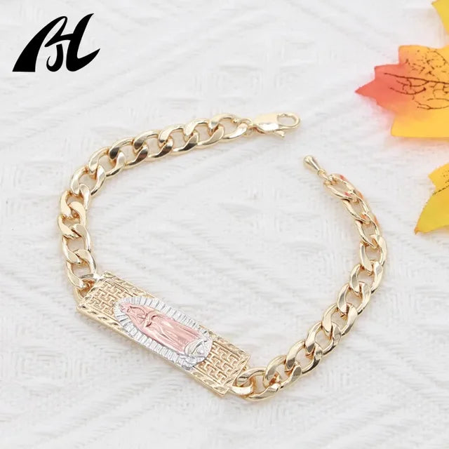 Exquisite San Judas Tadeo Armband - Einzigartiger religiöser Schmuck für Männer und Frauen