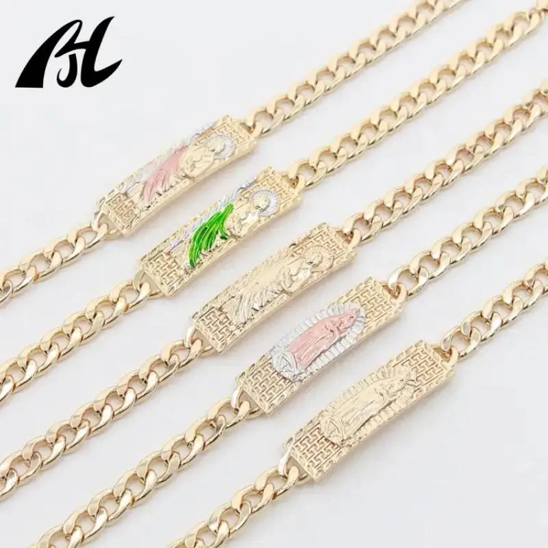 Exquisite San Judas Tadeo Armband - Einzigartiger religiöser Schmuck für Männer und Frauen