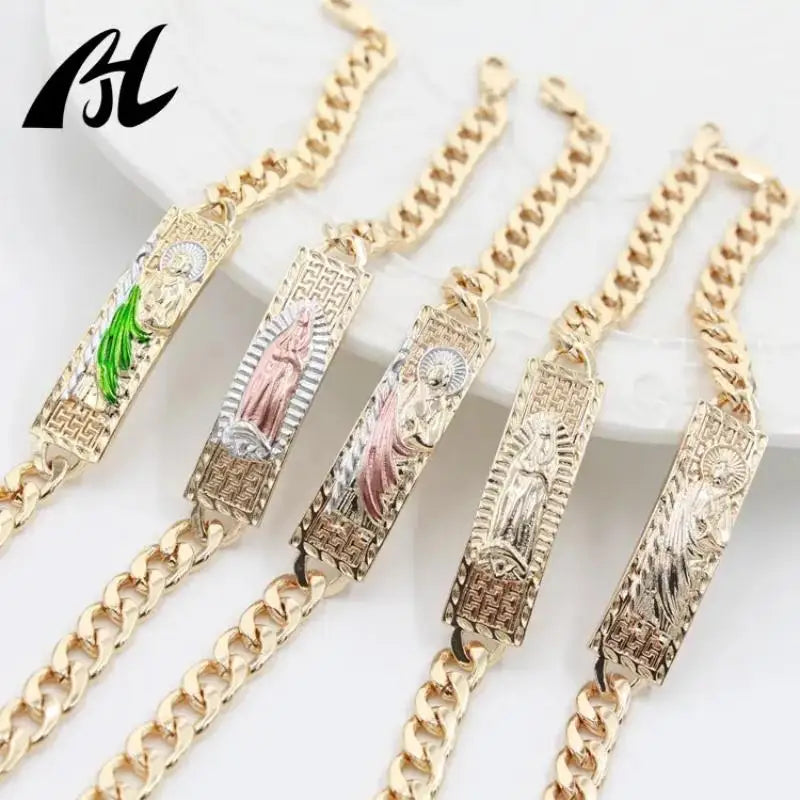 Exquisite San Judas Tadeo Armband - Einzigartiger religiöser Schmuck für Männer und Frauen