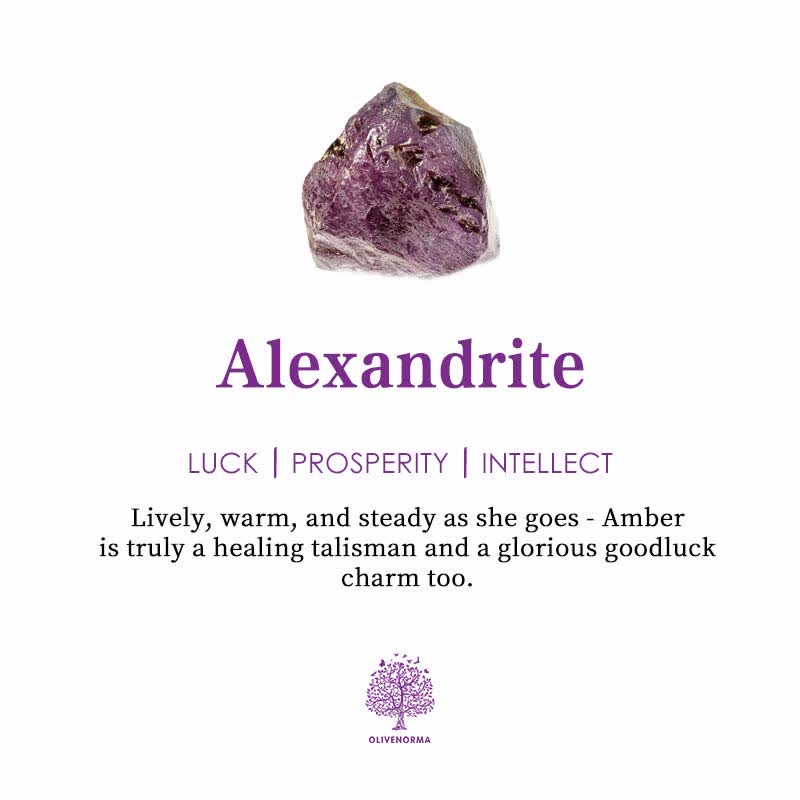 Alexandrite Emerald Natürlicher Kristallring