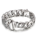 15 mm großes kubanisches Vintage-Punk-Panzerarmband