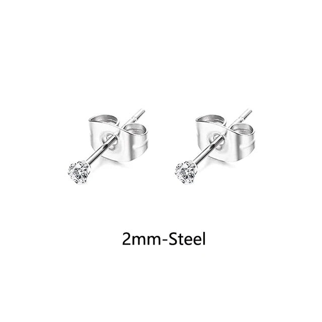 Hochwertiger Edelstahl Ohrknorpel Piercingschmuck | Kleine Edelstahl Kugel Ohrringe