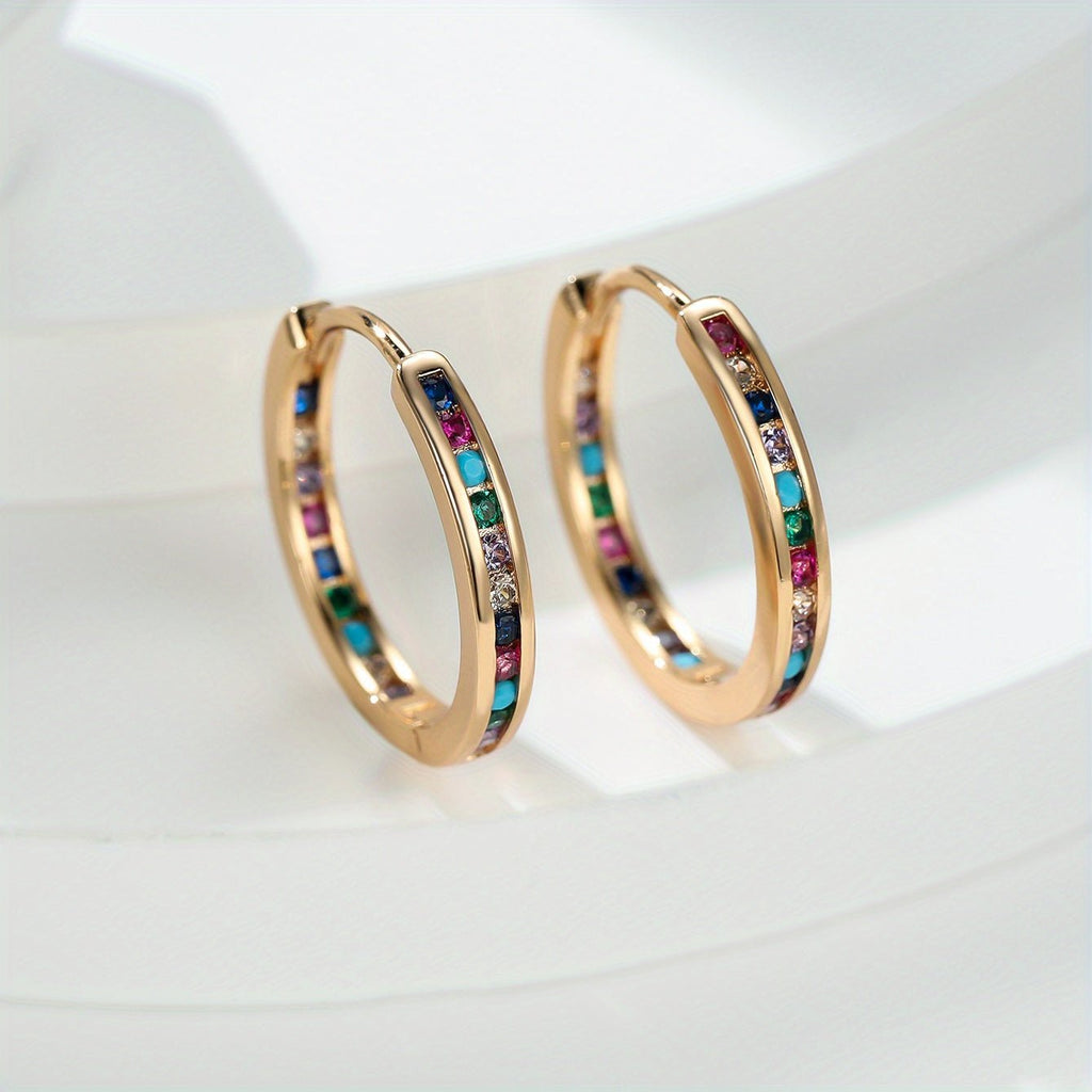 18K Gold Plattiert Nikolina Hoops