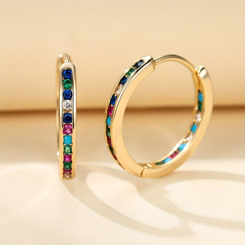 18K Gold Plattiert Nikolina Hoops