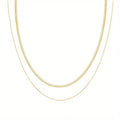 18K Gold Plattierte Savanne Halskette