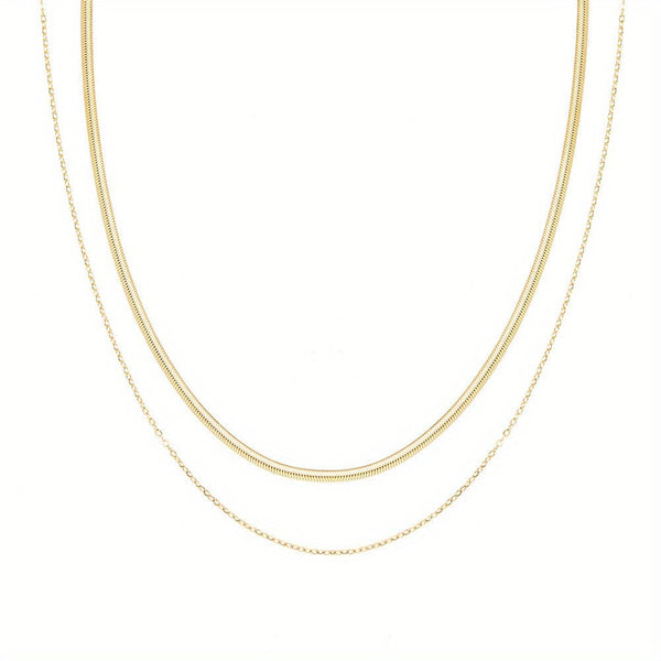 18K Gold Plattierte Savanne Halskette