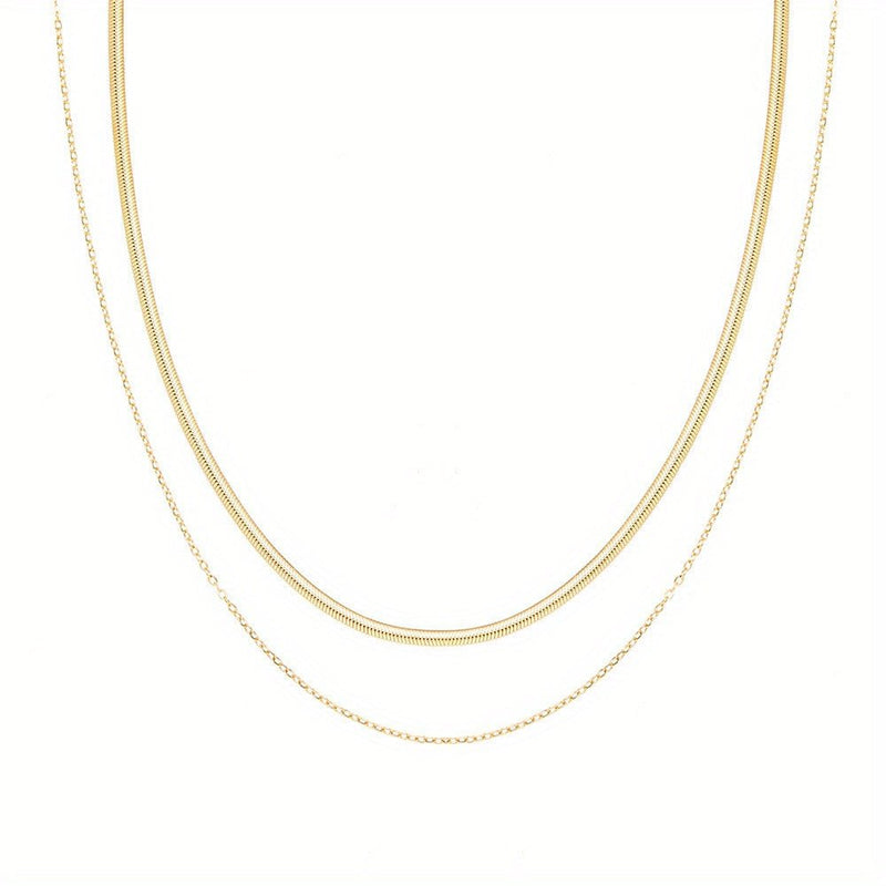 18K Gold Plattierte Savanne Halskette