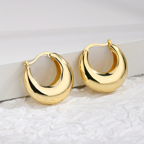18K Josephine Gold Plated Hoops