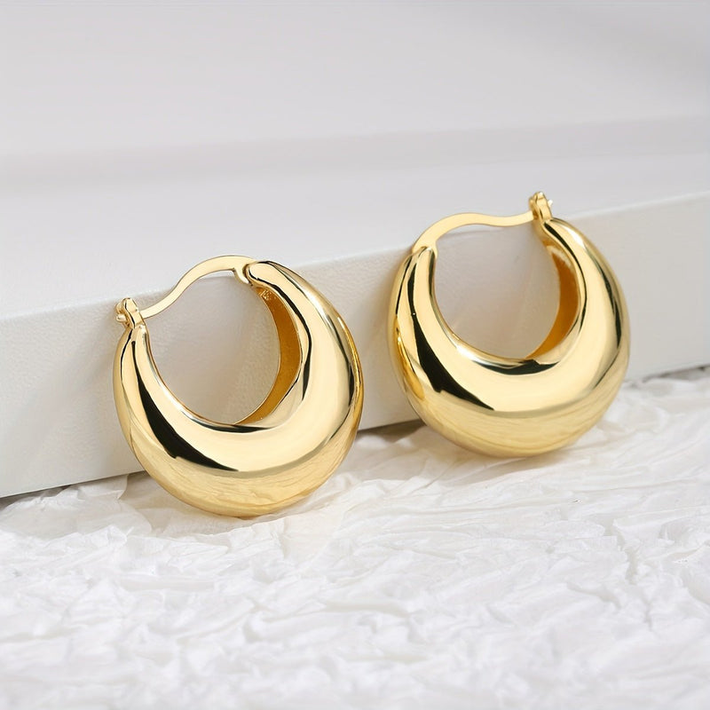 18K Josephine Gold Plated Hoops