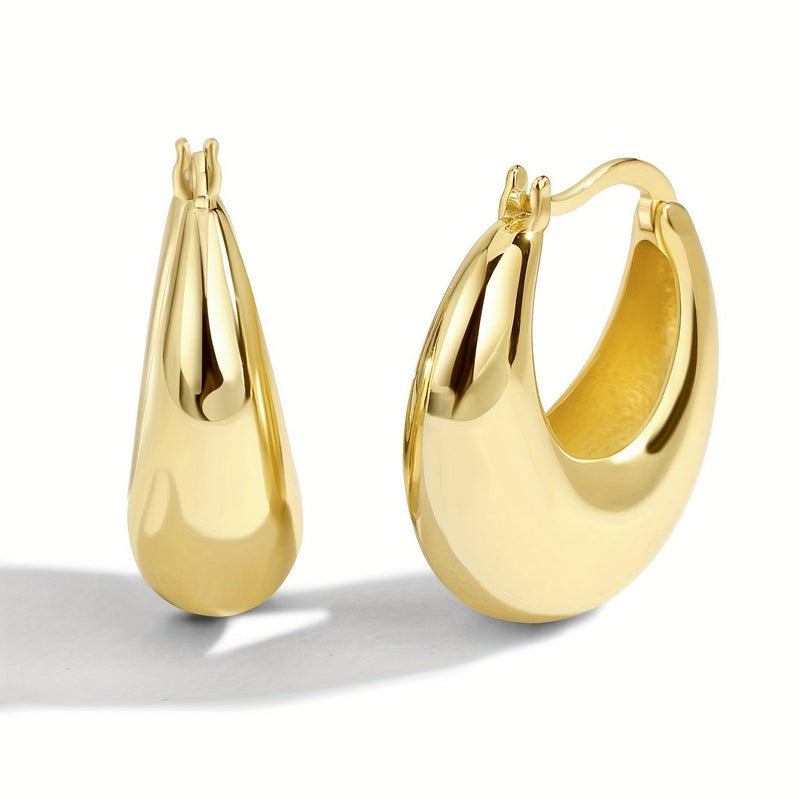 18K Josephine Gold Plated Hoops
