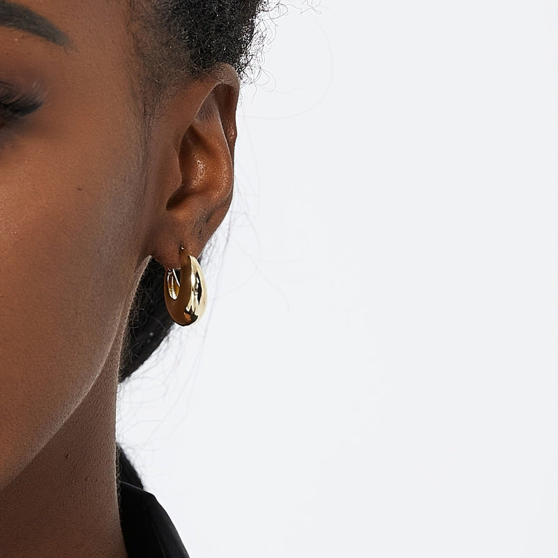 18K Josephine Gold Plated Hoops