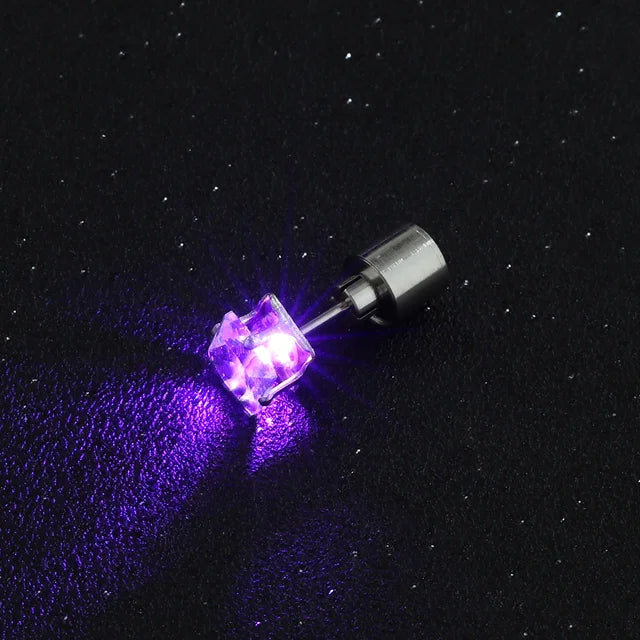 LED Bling Ohrstecker mit Zirkonia für Frauen - Party Accessoires
