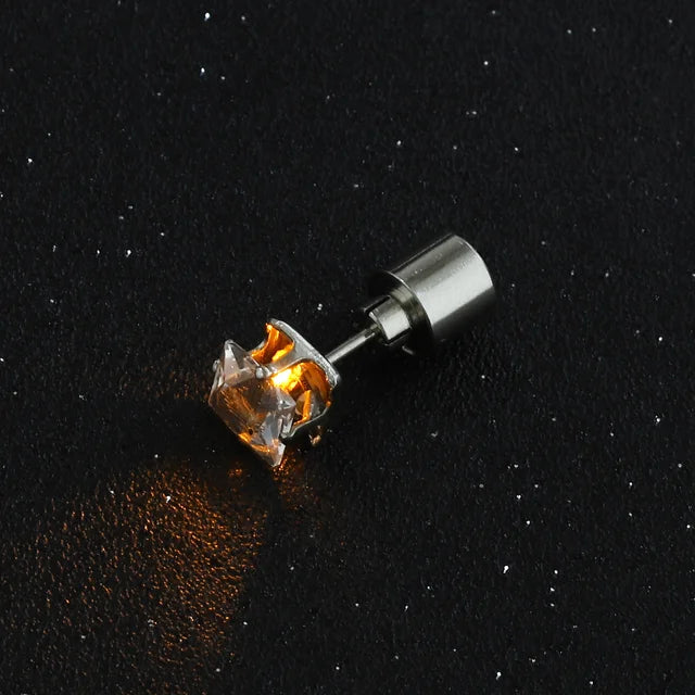 LED Bling Ohrstecker mit Zirkonia für Frauen - Party Accessoires