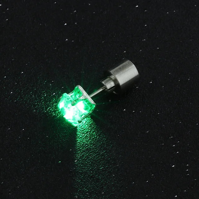 LED Bling Ohrstecker mit Zirkonia für Frauen - Party Accessoires