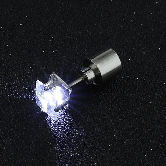LED Bling Ohrstecker mit Zirkonia für Frauen - Party Accessoires