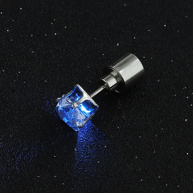 LED Bling Ohrstecker mit Zirkonia für Frauen - Party Accessoires