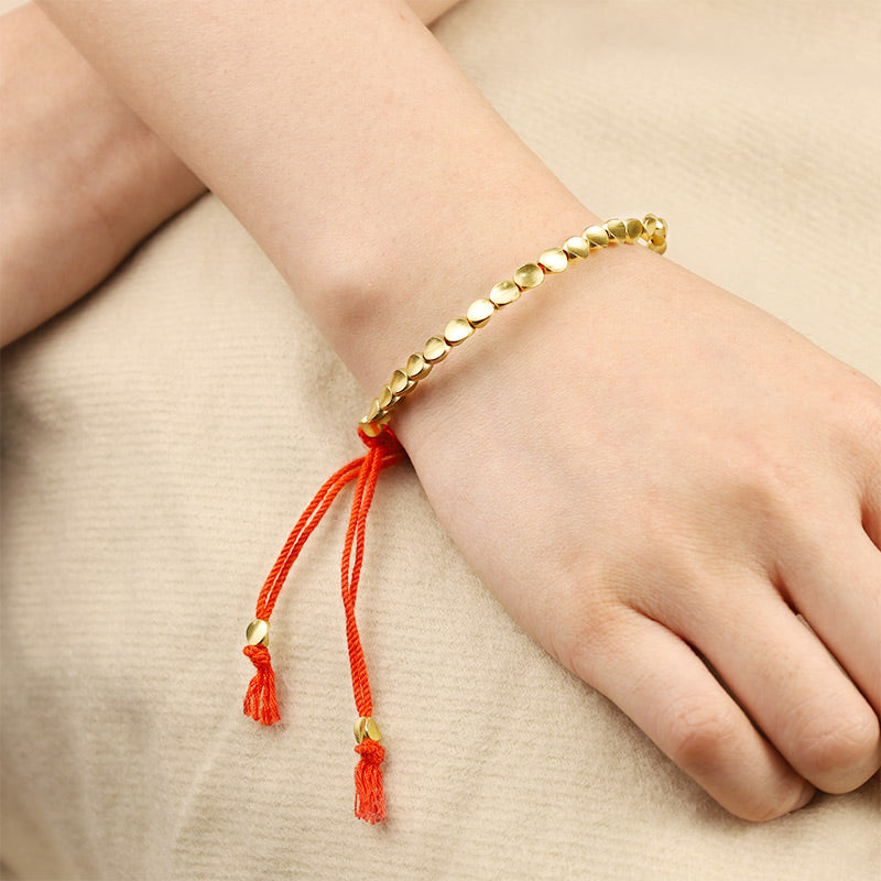 Chavri tibetisches Kupferperlen-Heilungsglücksarmband