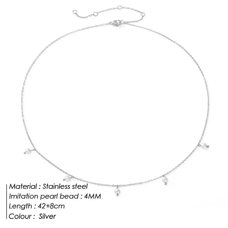 Edelstahl Halskette