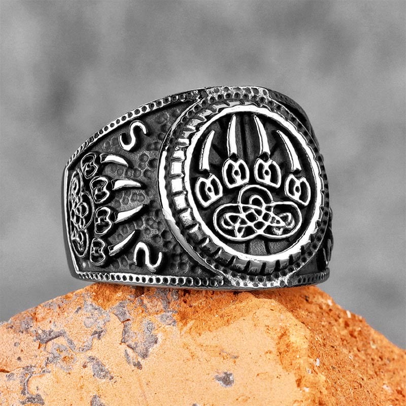 Berserkers Pfoten Signet Ring