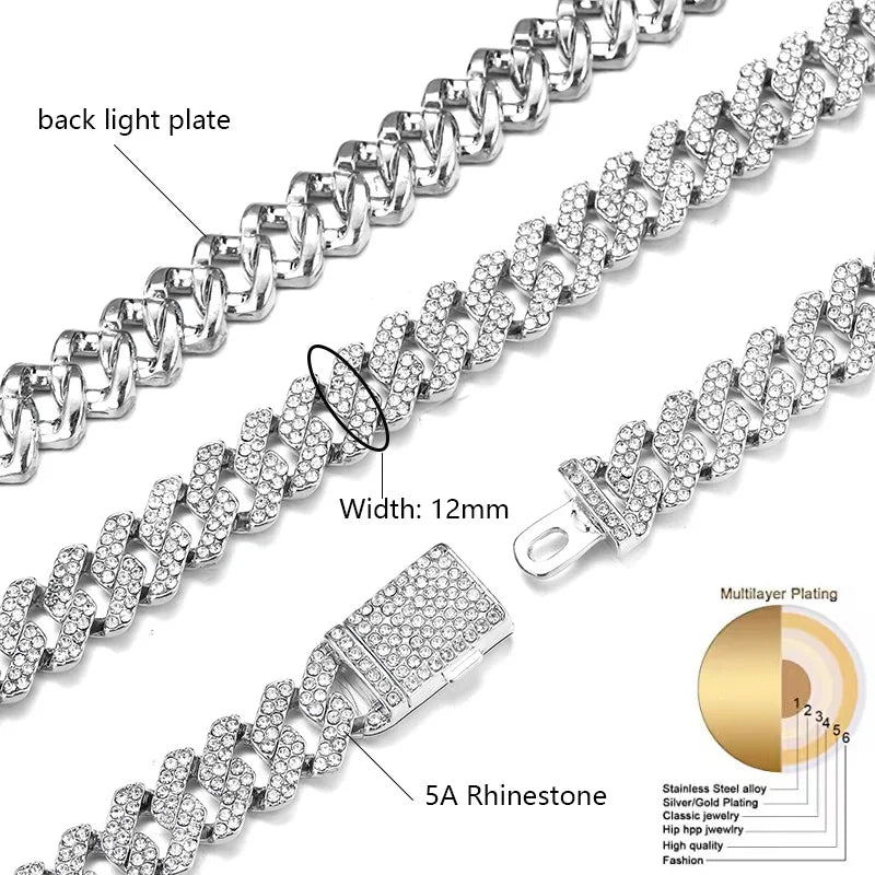 Hip Hop Cuban Necklace für Männer und Frauen