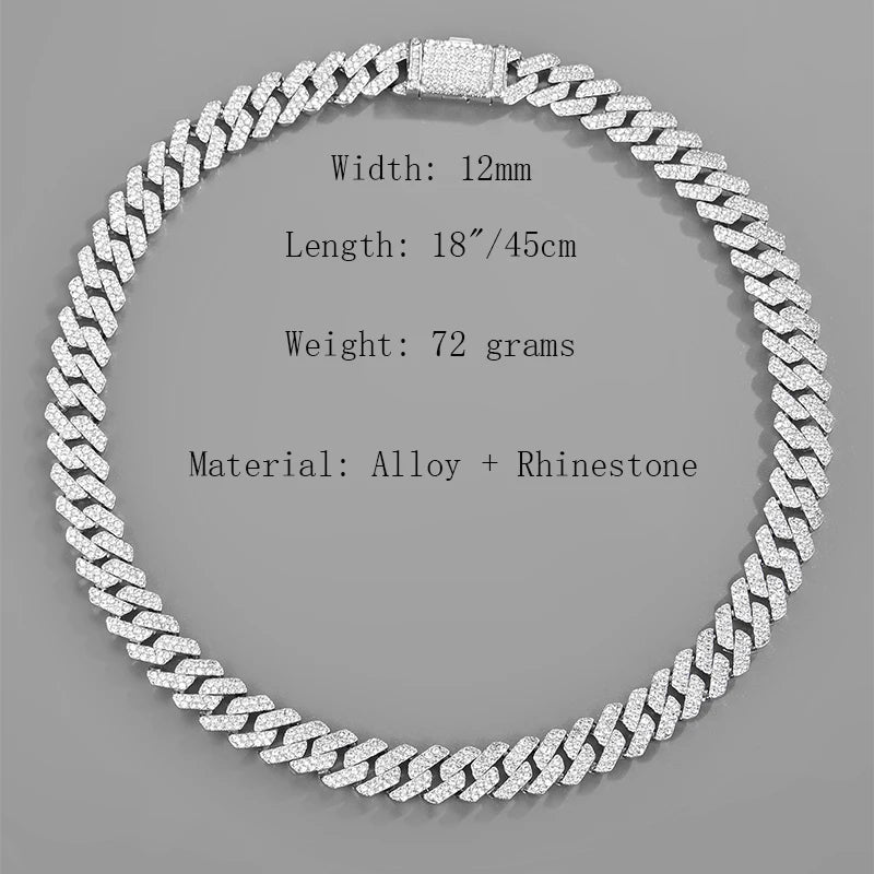 Hip Hop Cuban Necklace für Männer und Frauen
