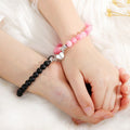 2 Pcs Romantische Herzförmige Magnetpaar Passende Armbänder
