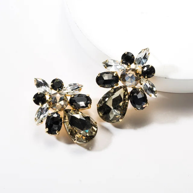 Bunte Acryl Ohrringe - Retro Ohrringe für Damen - Party Schmuck