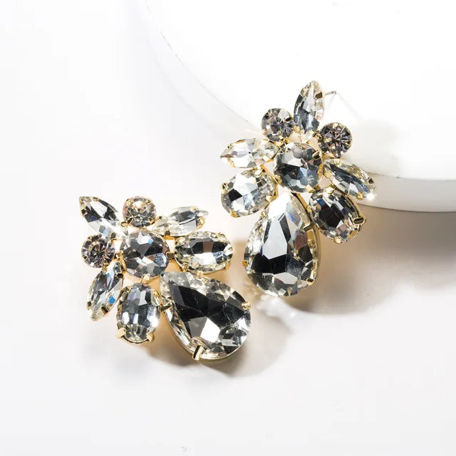 Bunte Acryl Ohrringe - Retro Ohrringe für Damen - Party Schmuck