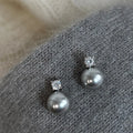 Neuankömmling 2023: Elegante Perlen Zirkon Ohrstecker für Damen - Modische Ohrstecker