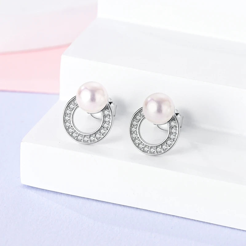Doppelte Piercing Ohrringe aus Sterlingsilber | Ohrstecker für Doppel-Piercing - Neue Mode 2023