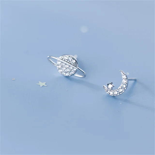 Neue modische asymmetrische Wolkenregenohrringe für Frauen koreanischer Kristall-Langkettentasselohrringe Party-Schmuck Brincos