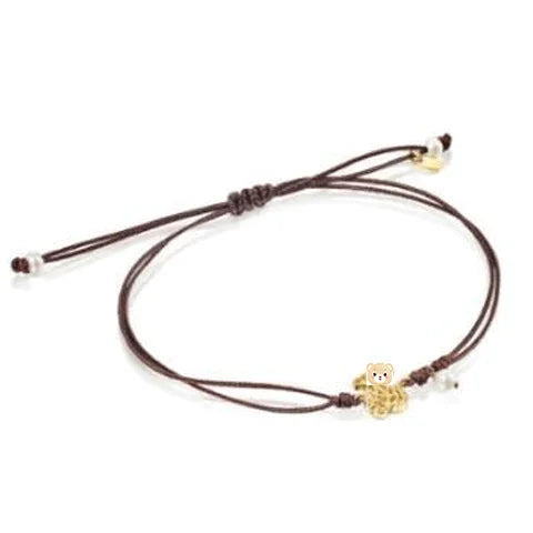 Armband-Set „Mini Icons Herz und Bär“ aus Silber und Zuchtperlen