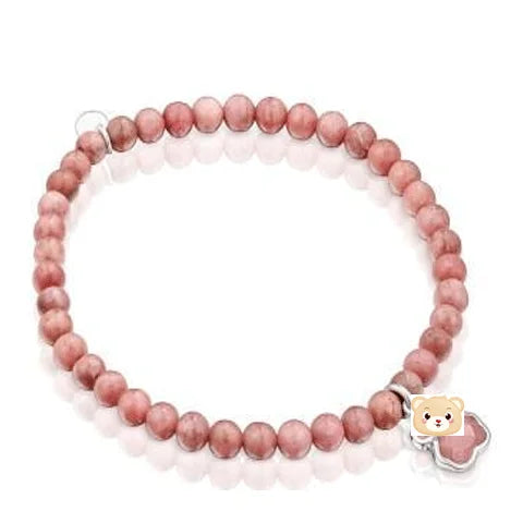 Armband-Set „Mini Icons Herz und Bär“ aus Silber und Zuchtperlen