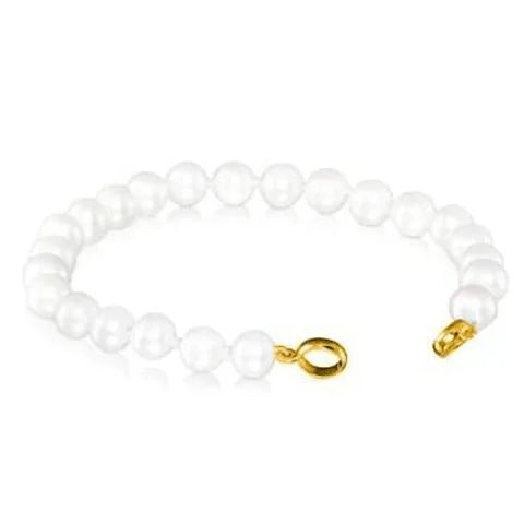 Armband-Set „Mini Icons Herz und Bär“ aus Silber und Zuchtperlen