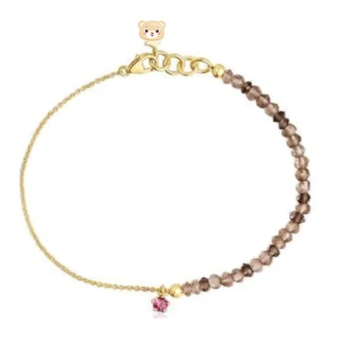 Armband-Set „Mini Icons Herz und Bär“ aus Silber und Zuchtperlen