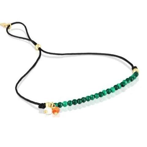 Armband-Set „Mini Icons Herz und Bär“ aus Silber und Zuchtperlen