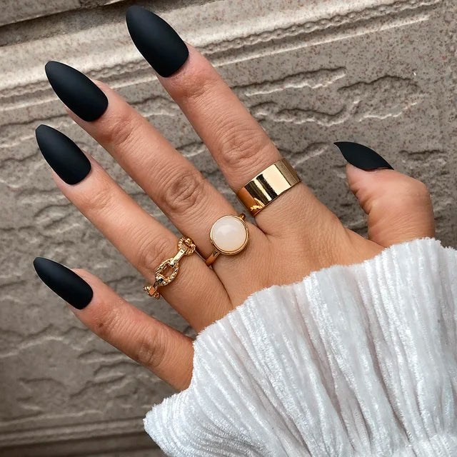Bohemian Ring Set für Damen | Modischer Fingerring | Schmuck für Frauen