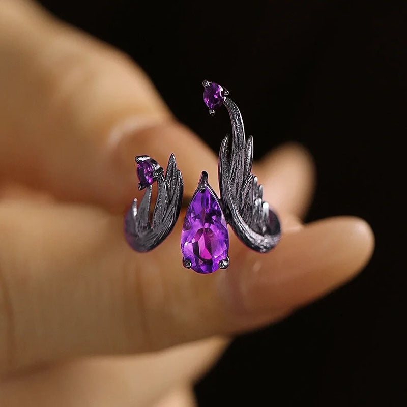 Free Heute Wird Dunkle O Der Wisp Amethyst Offenen Ring