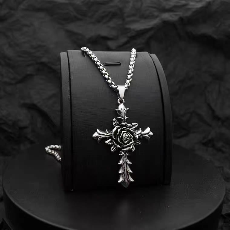Der Glaube Rose Cross Halskette