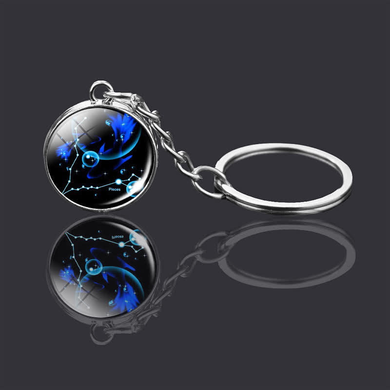 Glas 12 Sterne Zodiac Sternenkette