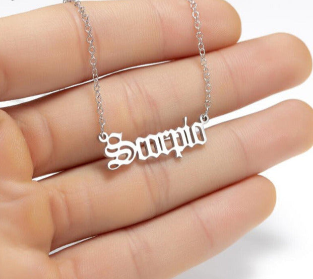 Sternzeichen Halskette