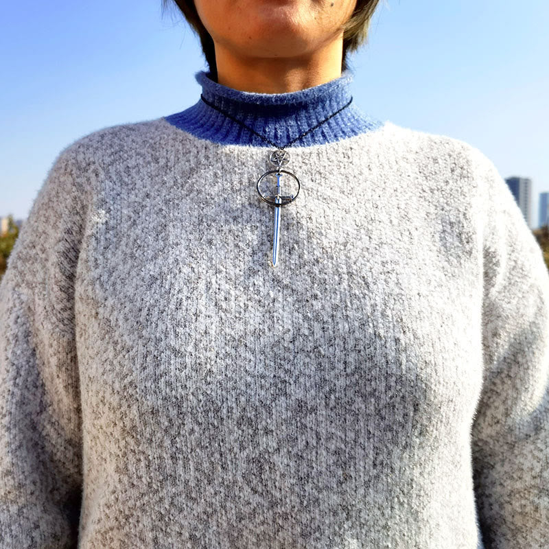 Free Heute Witch S Rites Pentagram Anhänger Die Heilige Schwertkette