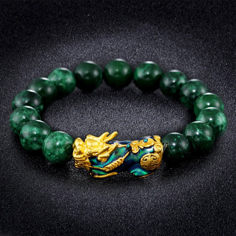 Chavri FengShui PiXiu Jade Schutzarmband