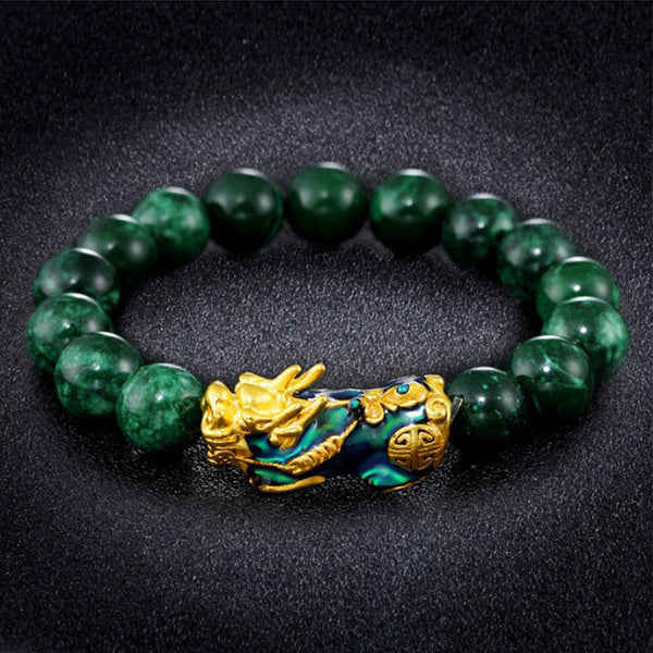 Chavri FengShui PiXiu Jade Schutzarmband