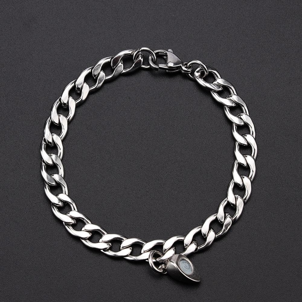 2Pcs Herzförmiges Magnetpaararmband