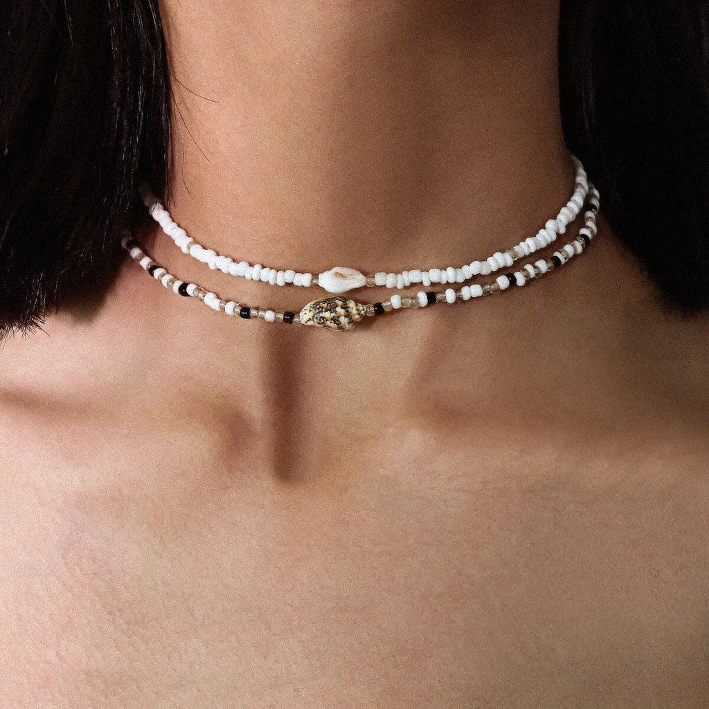 Boho Muschel Choker Halskette für Frauen Sommer Kpop Y2K Schmuck Accessoires